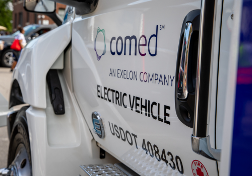 ComEd electric bucket truck