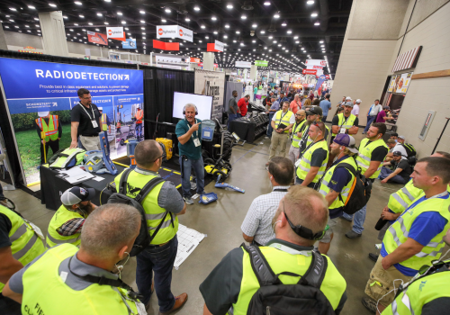 Field classroom The Utility Expo learning about locating