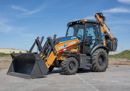 CASE 580EV Electric Backhoe Loader